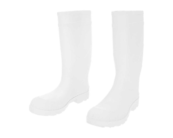 Botas blancas de PVC, sanitarias No. 27 8697 Santul