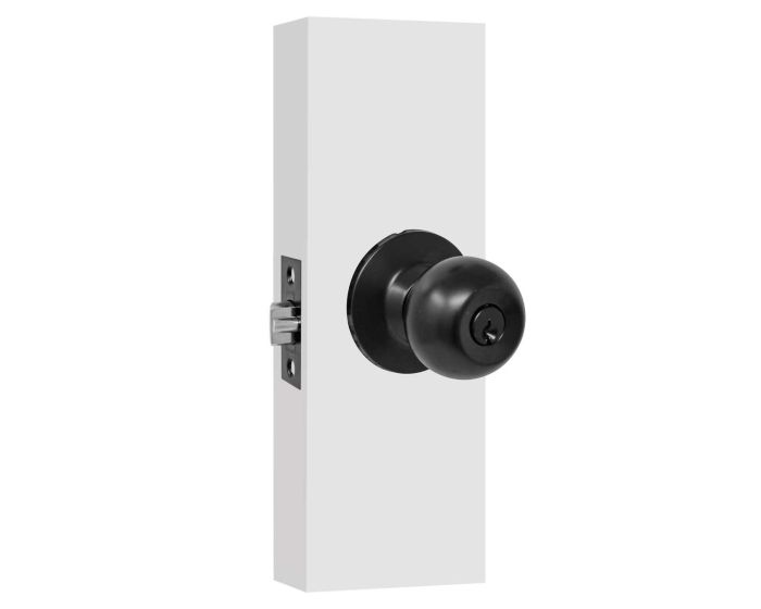 Cerradura para recámara negra Gamma MX6977 Phillips