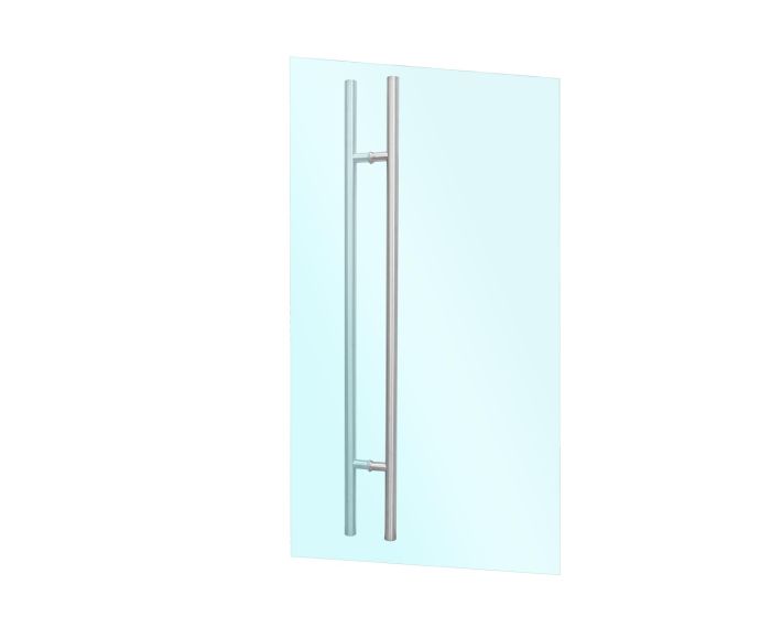 Jaladera tipo "H" para puertas de cristal 120 cm SH250-120 Axcent