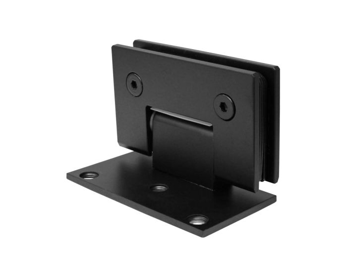 Bisagra muro a vidrio desfasada a 90° negro mate SH310-B Axcent