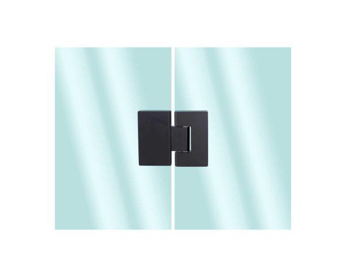 Bisagra vidrio-vidrio a 180° negro mate SH330N Axcent