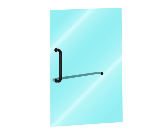 Jaladera con toallero negro SH-530-B Axcent