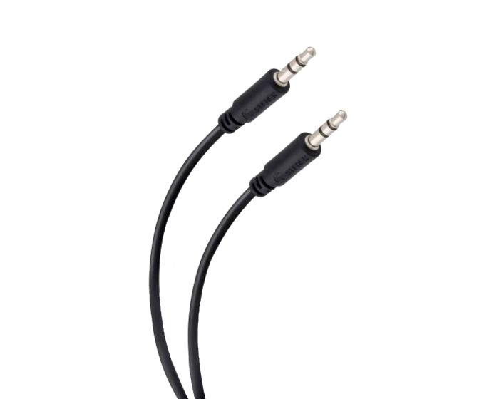 Cable auxiliar plug a plug 3,5 mm de 1,8 metros 255-258 Steren