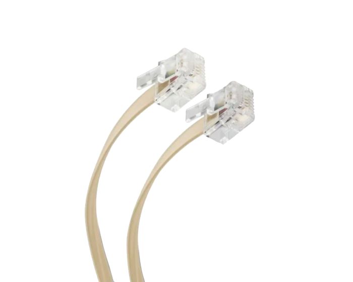 Cable plug a plug RJ11 de 15 m para extensión telefónica 304-050 Steren