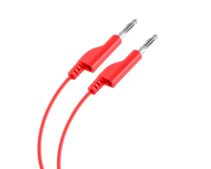 Cable Plug a Plug tipo BANANA, color rojo PUN-020R Steren