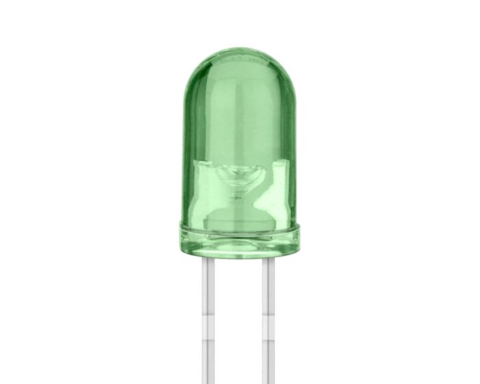 LEDs de 5 mm, color verde claro 10 piezas E5/VER-C Steren