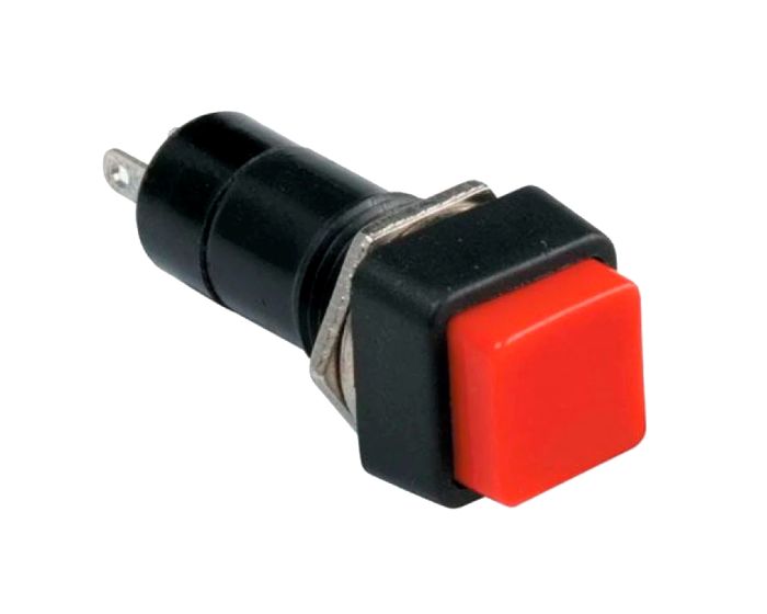 Switch de push, de boton cuadrado, normalmente abierto AU-106 Steren