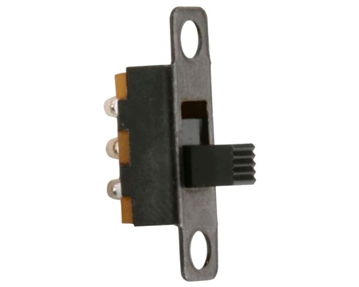 Micro switch deslizable de 1 polo, 2 tiros, 2 posiciones SCMM-122 Steren
