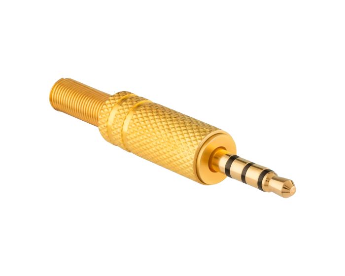 Plug 3,5 mm TRRS, metálico 250-154 Steren