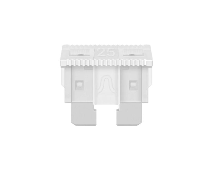 Fusible automotriz de 32 Vcc 25 A, transparente FA 25 Steren