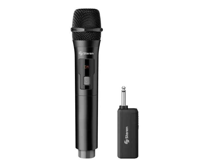 Micrófono inalámbrico y receptor, con batería recargable MIC-285R Steren