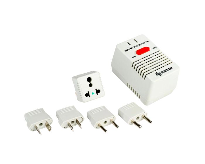 Convertidor de voltaje de 220 a 110 Vca, 50 W / 1600 W 910-010 Steren
