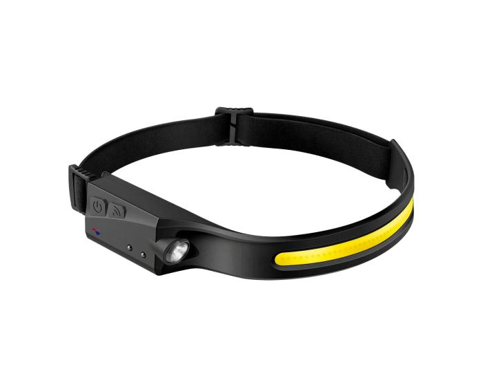 Linterna LED tipo minero 2 en 1 con batería recargable LAM-240 Steren