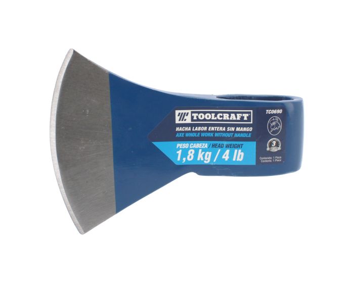 Hacha labor entera 4 lb sin mango TC0690 Toolcraft