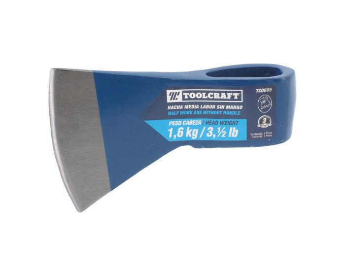 Hacha media labor 3-1/2 lb sin mango TC0695 Toolcraft