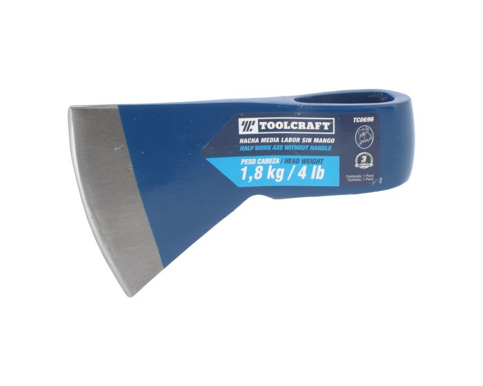 Hacha media labor 4 lb sin mango TC0696 Toolcraft
