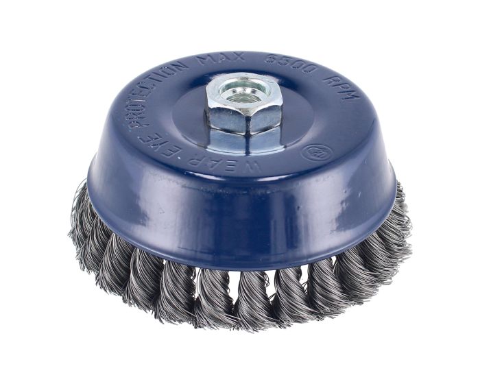 Carda de copa alambre trenzado 5" TC1279 Toolcraft