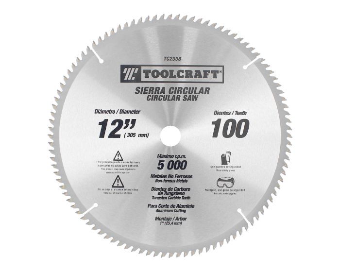 Disco sierra para corte de metal 12" x 100 D TC2338 Toolcraft