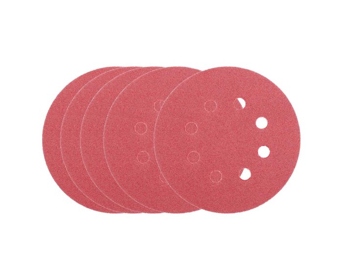Discos de lija para lijadora roto-orbital de 5" G-120 TC6037 Toolcraft