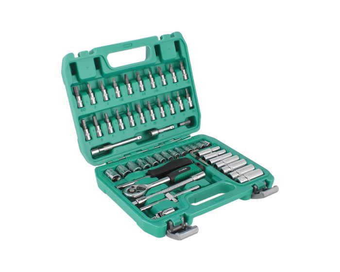 Juego de herramientas mando 1/4" 53 piezas JL-53 Stanew