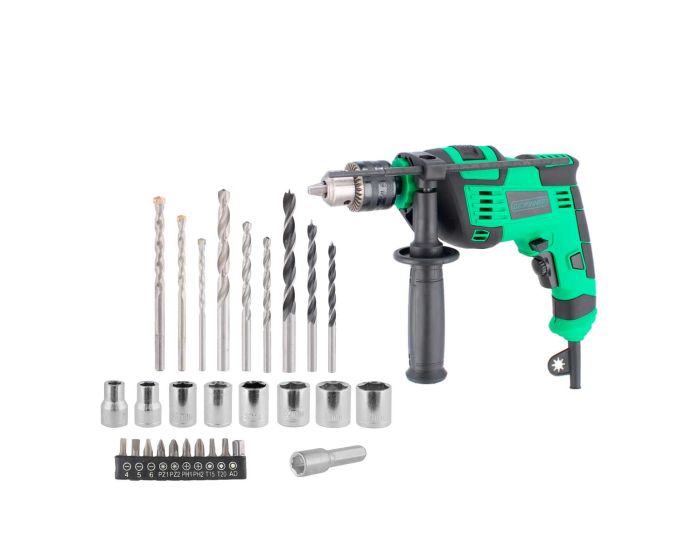 Taladro rotomartillo de 1/2" 710 W + accesorios DW-710 DEWINNER