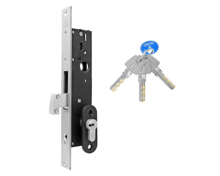 Cerradura de perfil angosto con gancho R2241 T60 Tesa