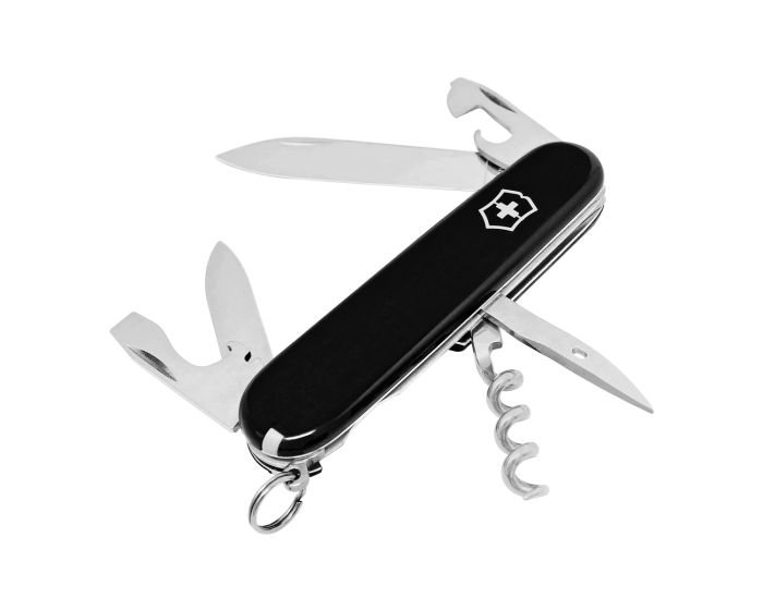 Navaja de bolsillo mediana Spartan Onyx Black 1.3603.31 Victorinox