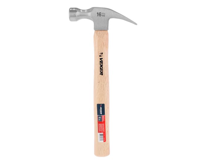 Martillo de madera uña recta 16 Oz 12312 Veker