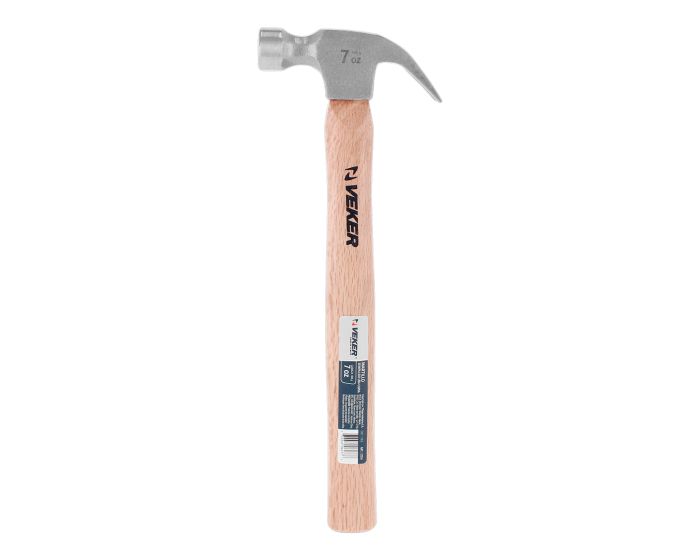 Martillo de madera uña curva 7 Oz 12314 Veker