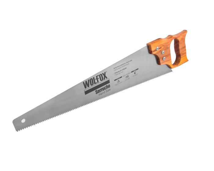 Serrucho 16" mango de madera WF0618 Wolfox