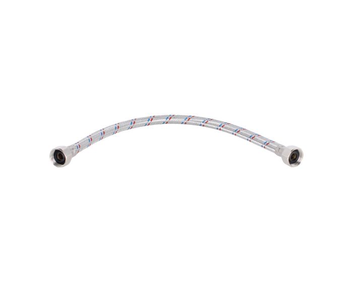 Manguera flexible de aluminio para lavabo 1/2" x 1/2" YD0025 Yarden
