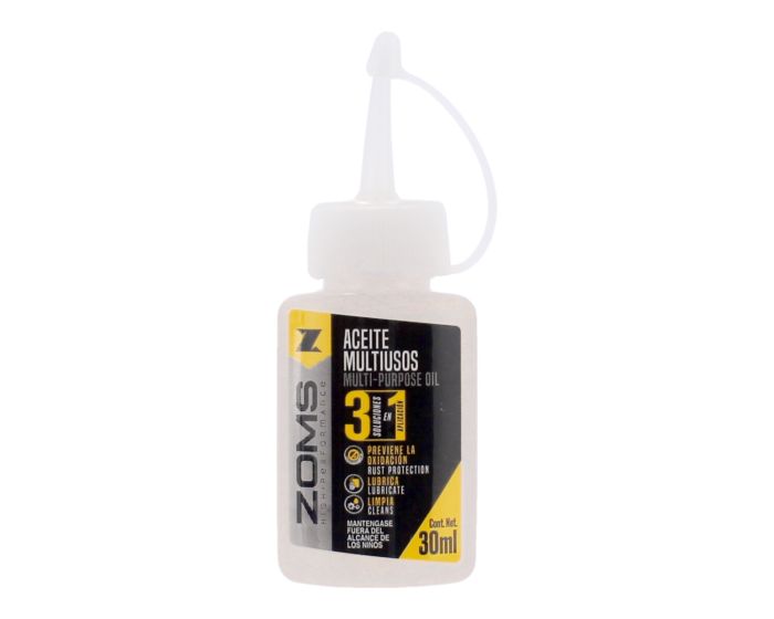 Aceite Multiusos 3 soluciones en 1 Aplicación 30 ml ZOMS