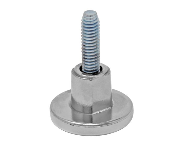 Nivelador chico niquelado con tornillo de 5/16" x 30 mm tipo Junior 166323 Rish