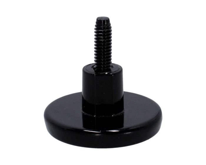 Nivelador negro con tornillo de 5/16" x 50 mm tipo knoll 166170-N Rish