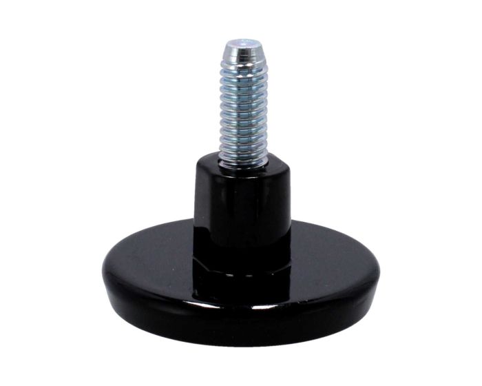 Nivelador negro con tornillo de 3/8" x 50 mm tipo knoll 166070-N Rish
