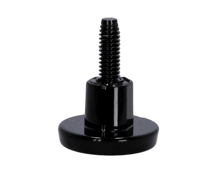 Nivelador negro con tornillo de 5/16" x 35 mm tipo knoll 166370-N Rish