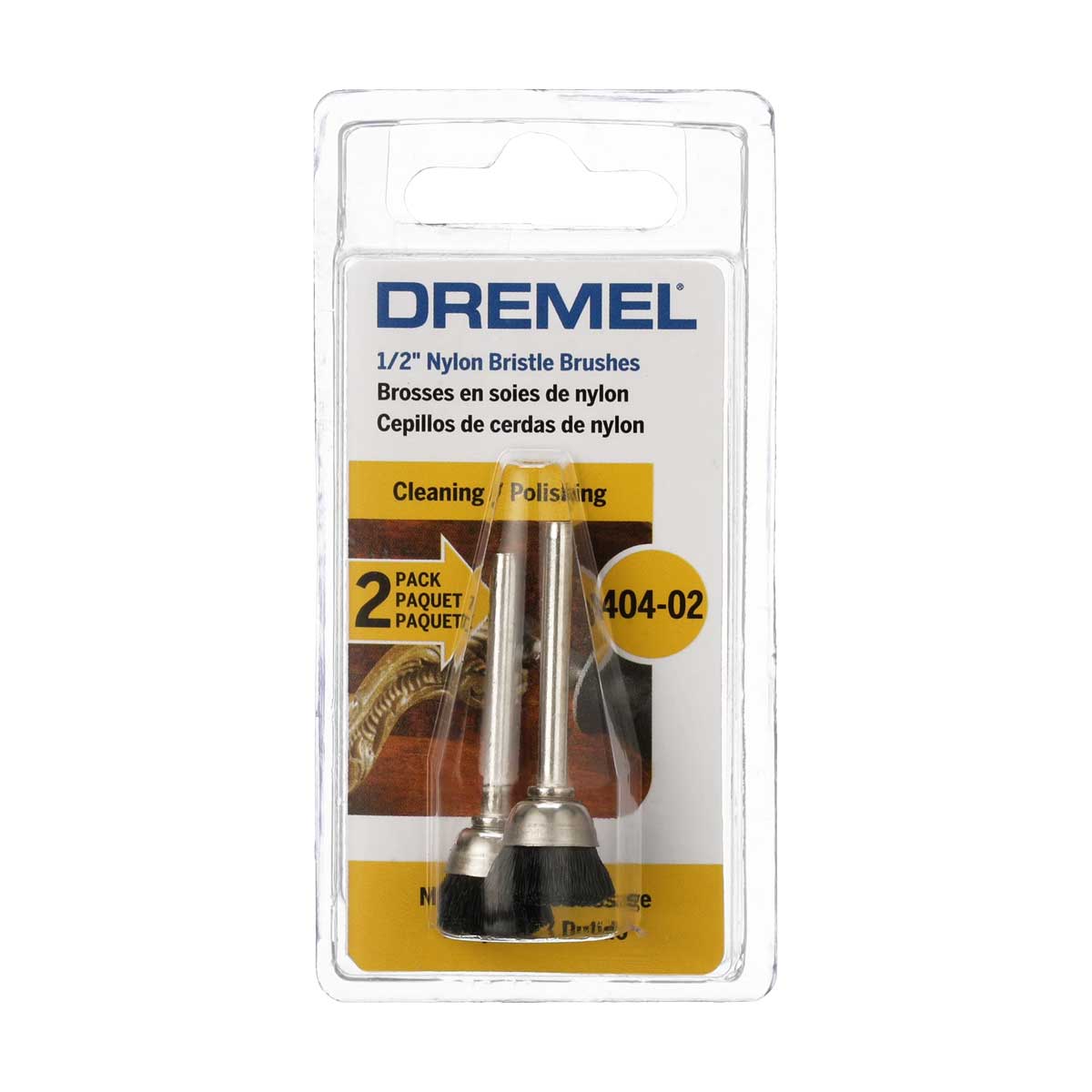 Cepillo de cerdas de nylon 404-02 Dremel