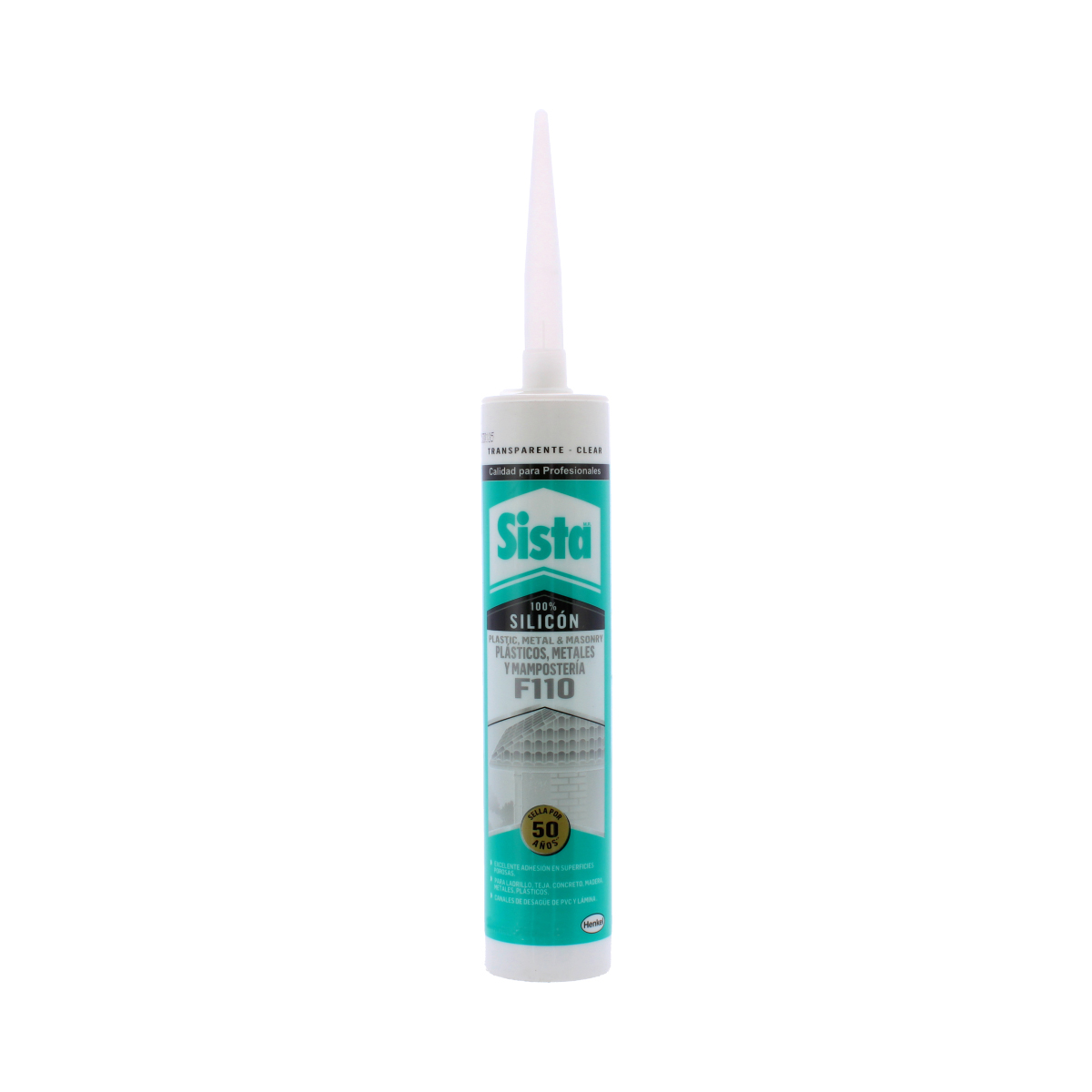 Silicón transparente F110 Sista