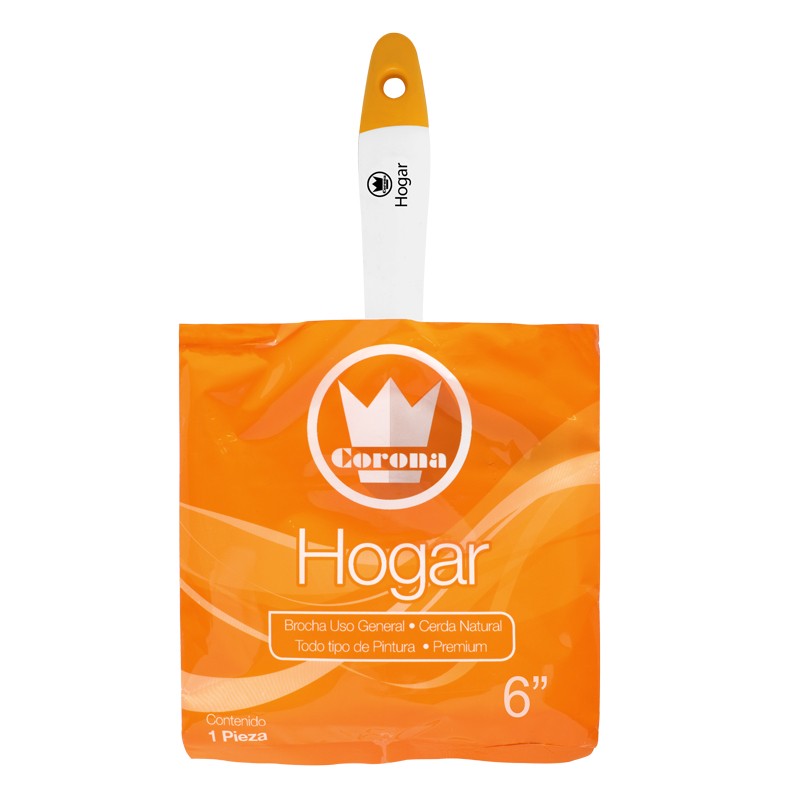 Brocha Hogar de 6" Corona