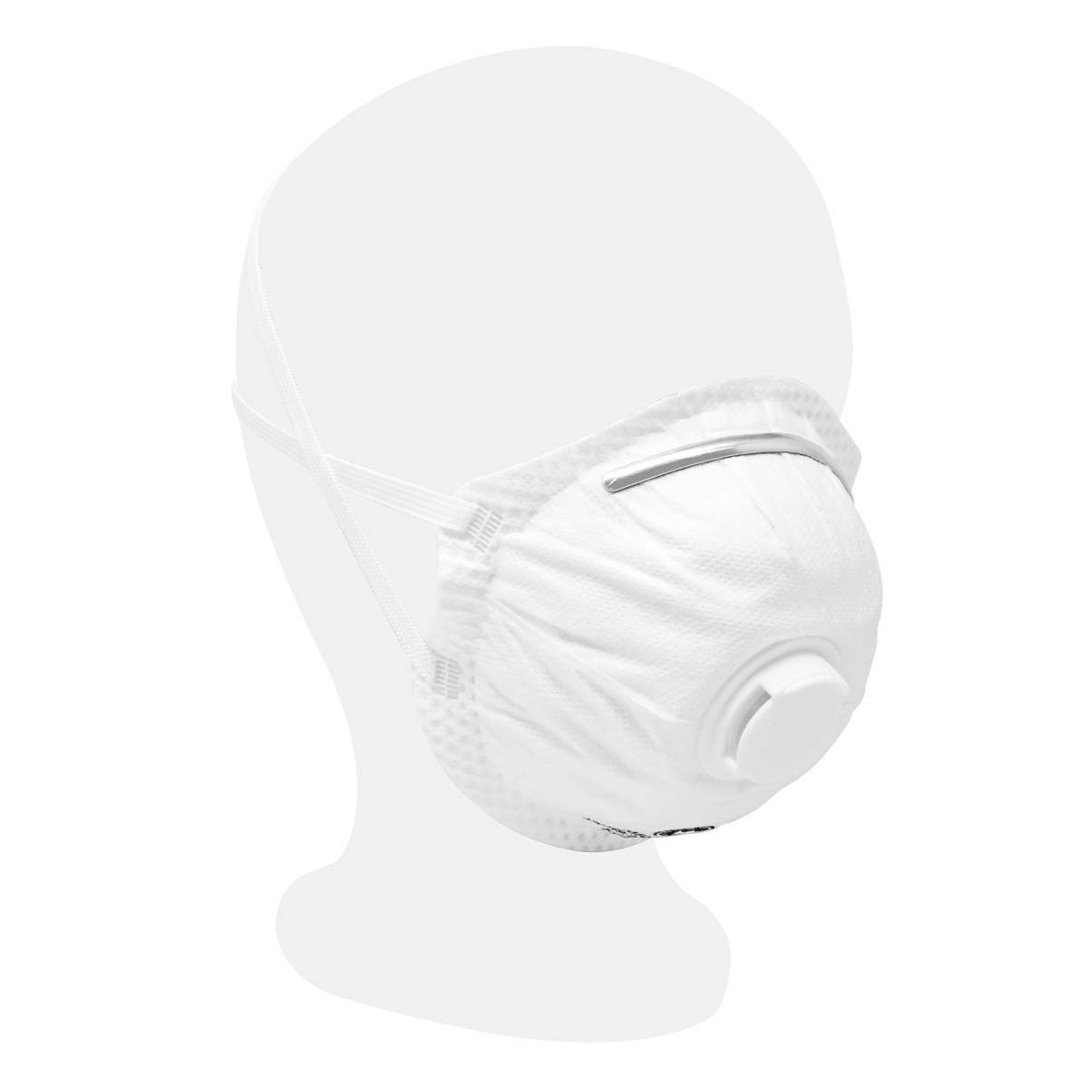 Mascarillas para polvos tóxicos con válvula 12 piezas MPT-828V Corona