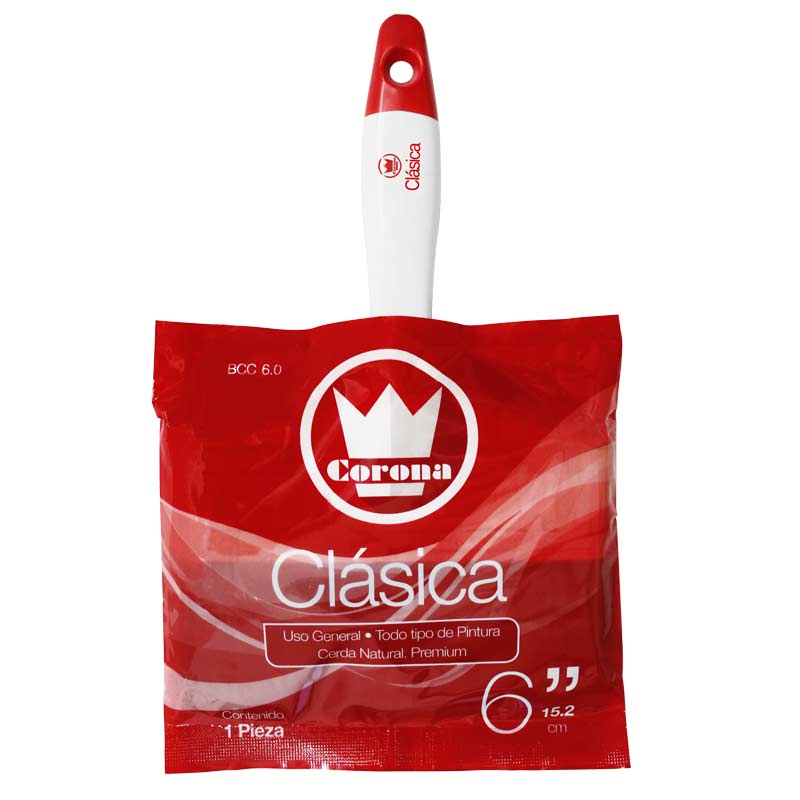 Brocha clásica de 6" Corona