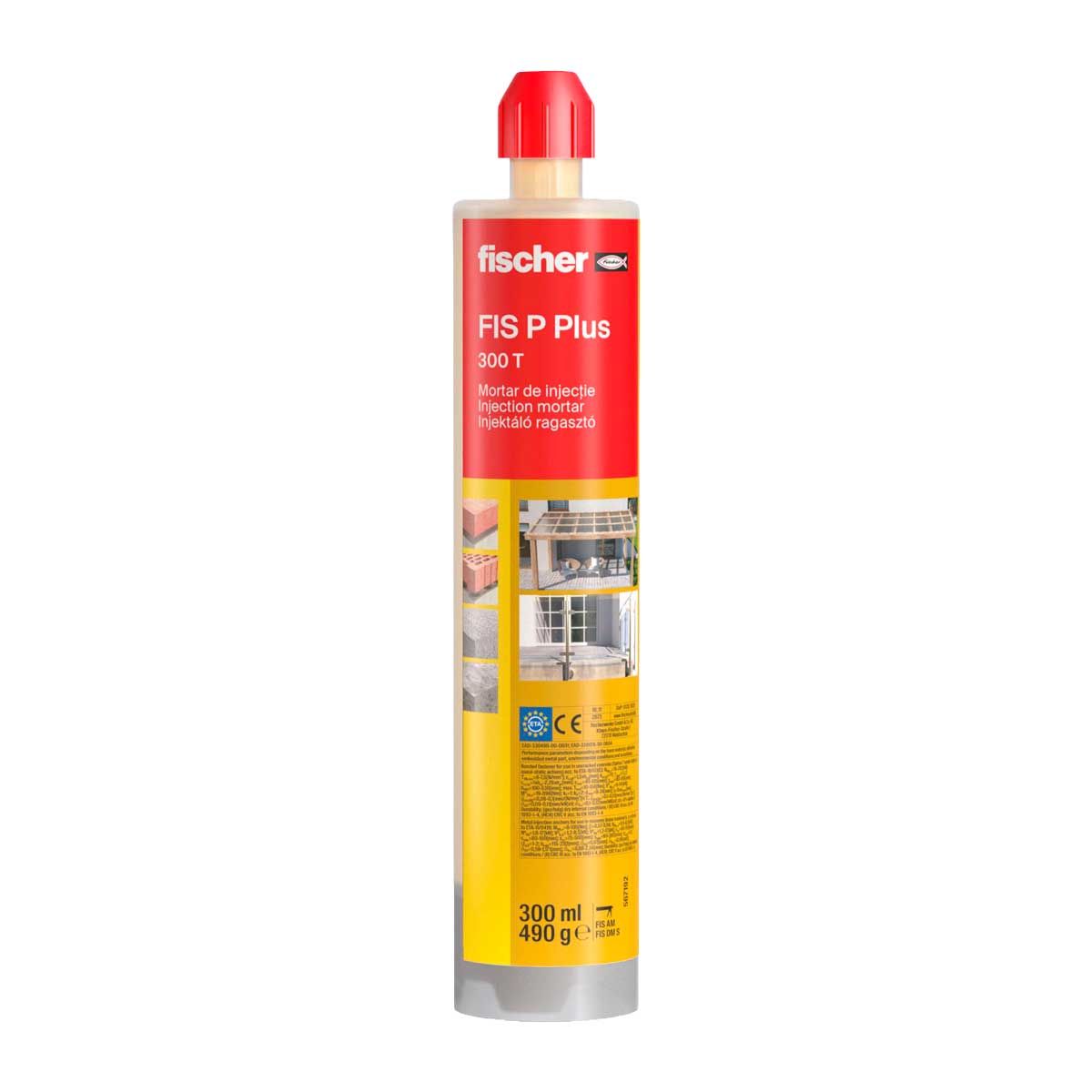 Anclaje químico de poliester de inyección FIS P PLUS 300 T 523226 Fischer