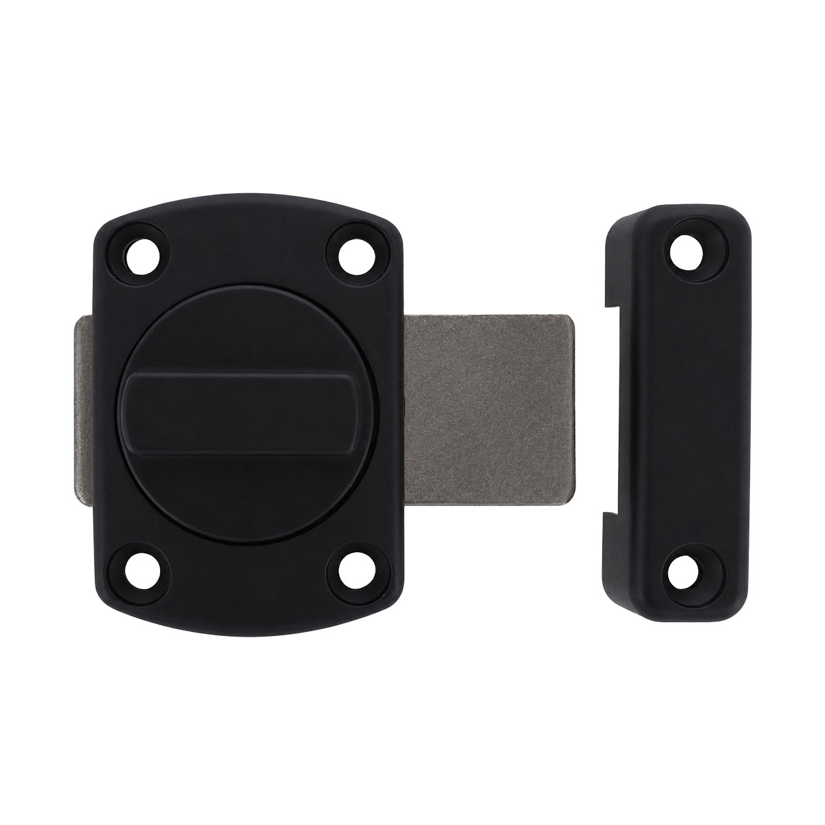 Cerrojo para puerta Zamak 55 x 56 mm negro MC-61005 PORTER