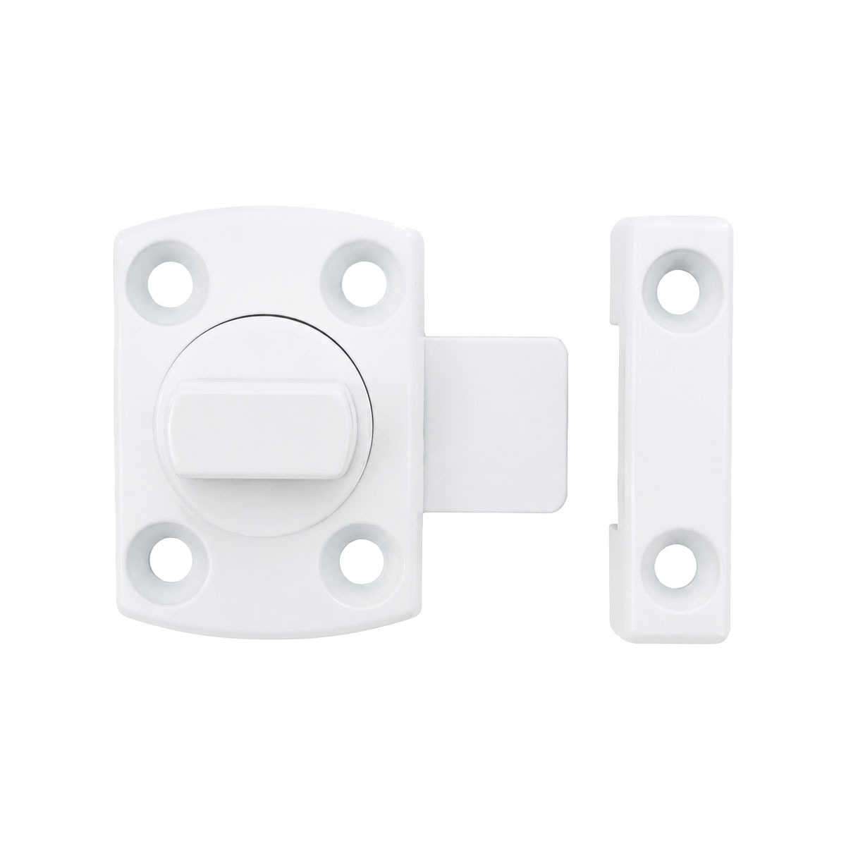 Cerrojo para puerta Zamak 42 x 43 mm blanco MC-61008 PORTER
