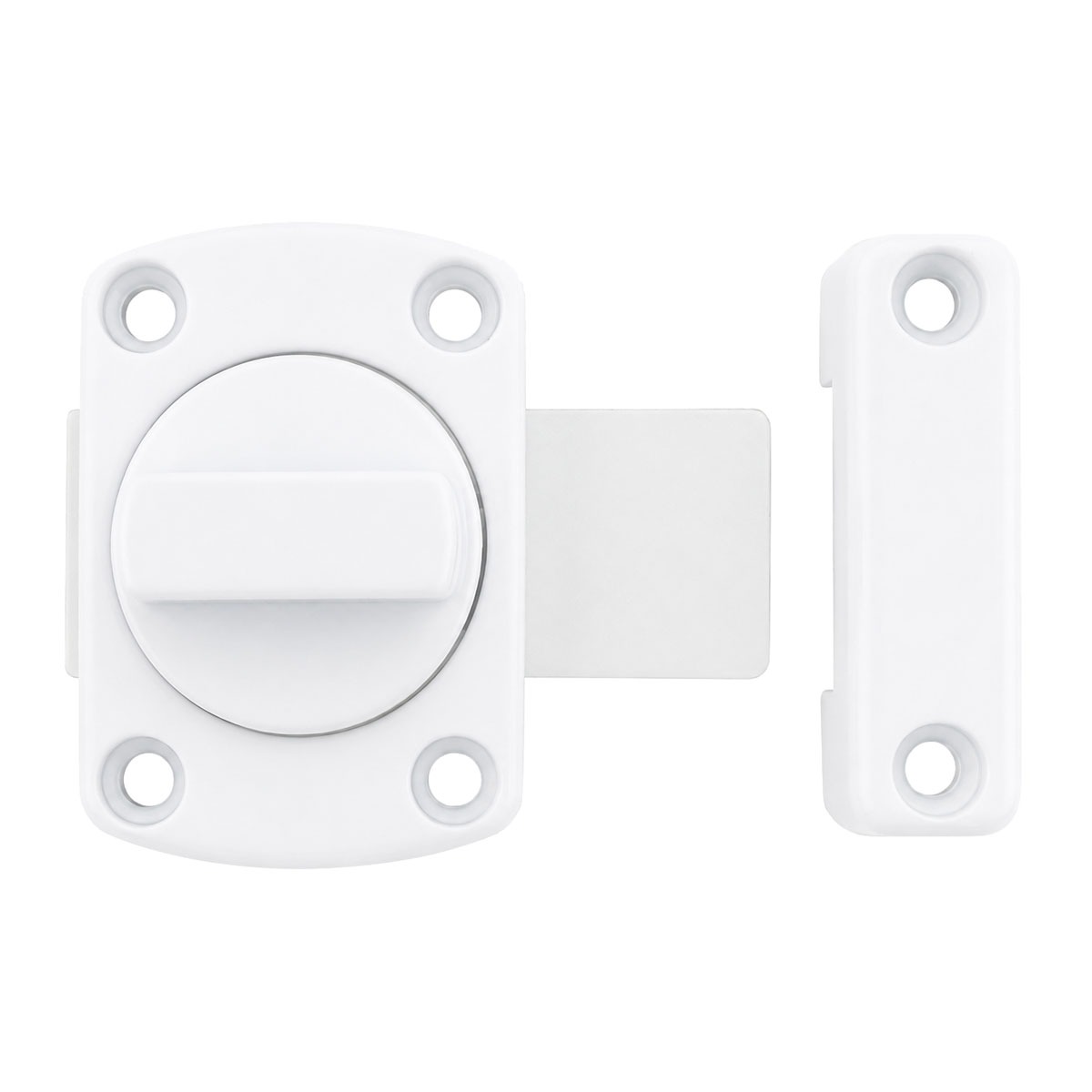 Cerrojo para puerta Zamak 55 x 56 mm blanco MC-61009 PORTER