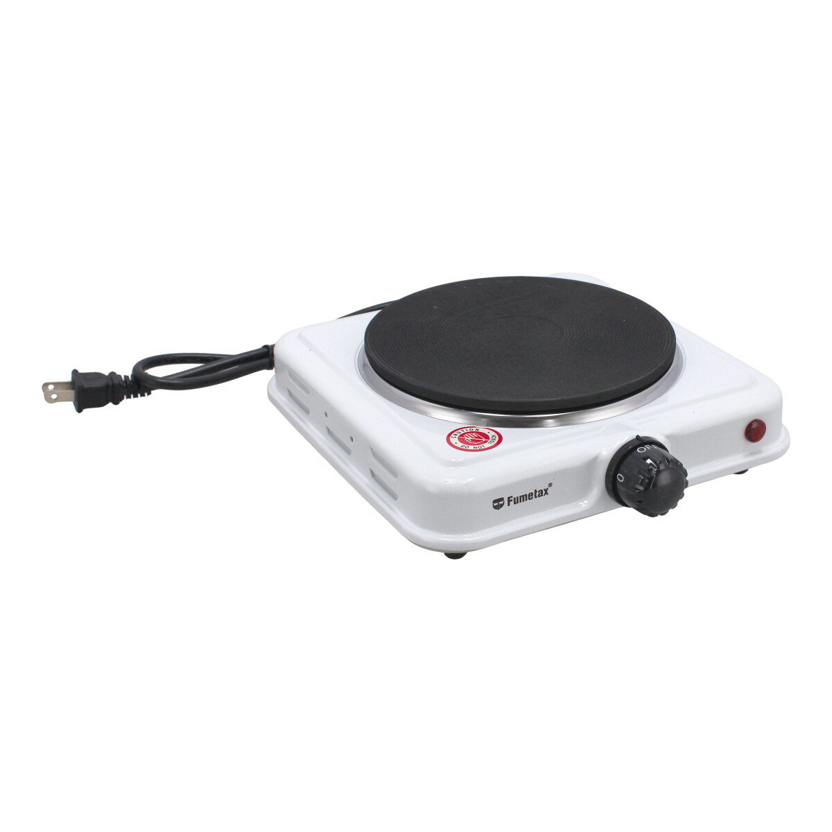 Parrilla eléctrica blanca de 1 quemador tipo disco SW-42408 Fumetax