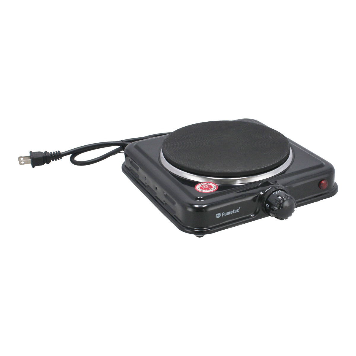 Parrilla eléctrica negra de 1 quemador tipo disco SW-42409 Fumetax