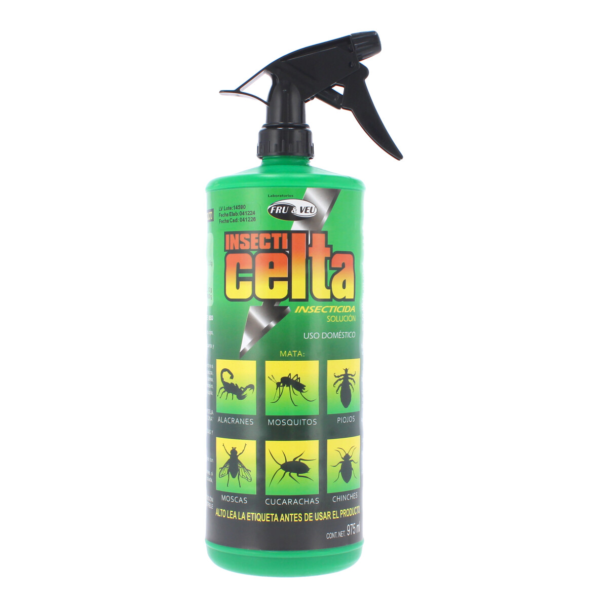 Insecticelta líquido con atomizador 975 ml FRU y VEU