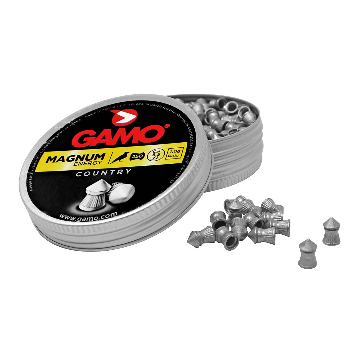 Diabolo Gamo Magnum calibre 5.5 con 250 piezas