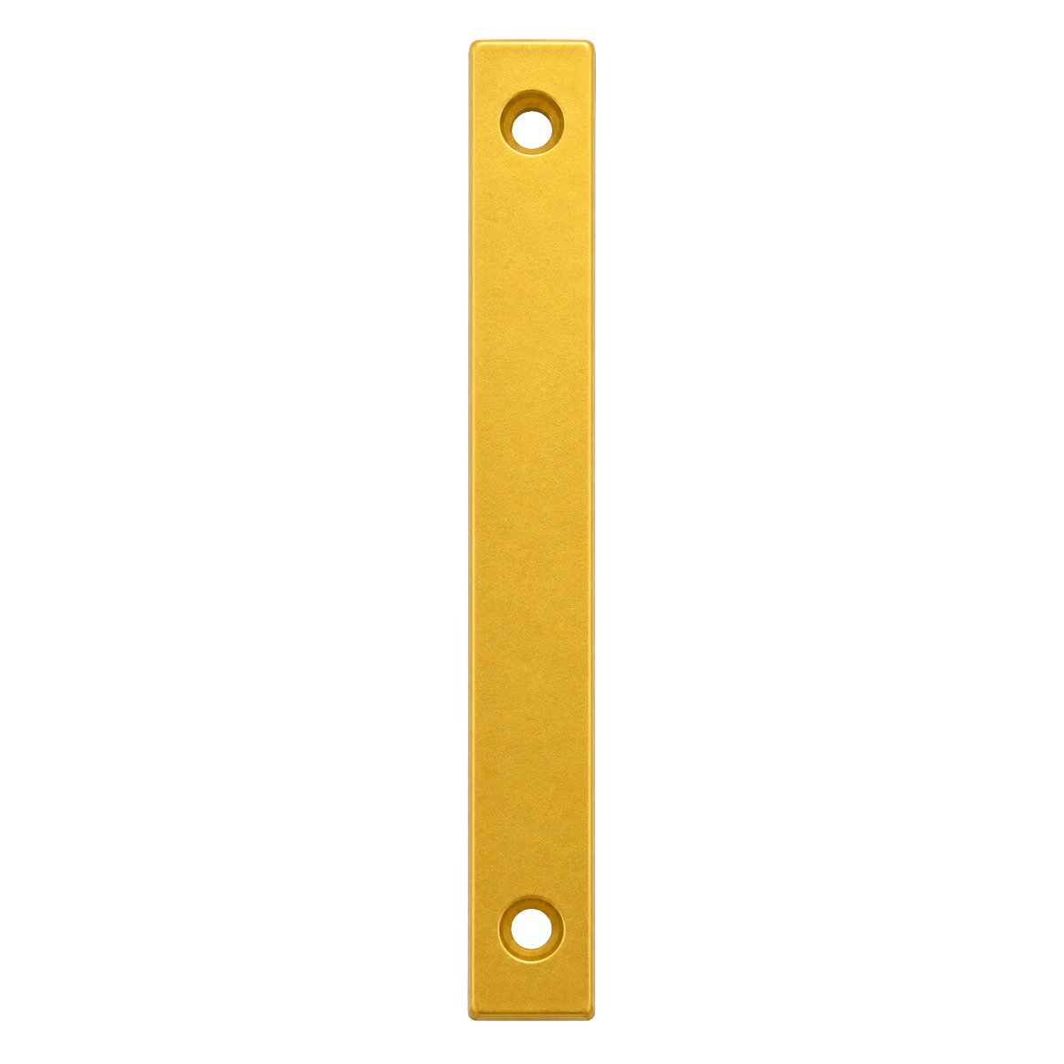 Letra "I" decorativa 83 mm de aluminio dorado